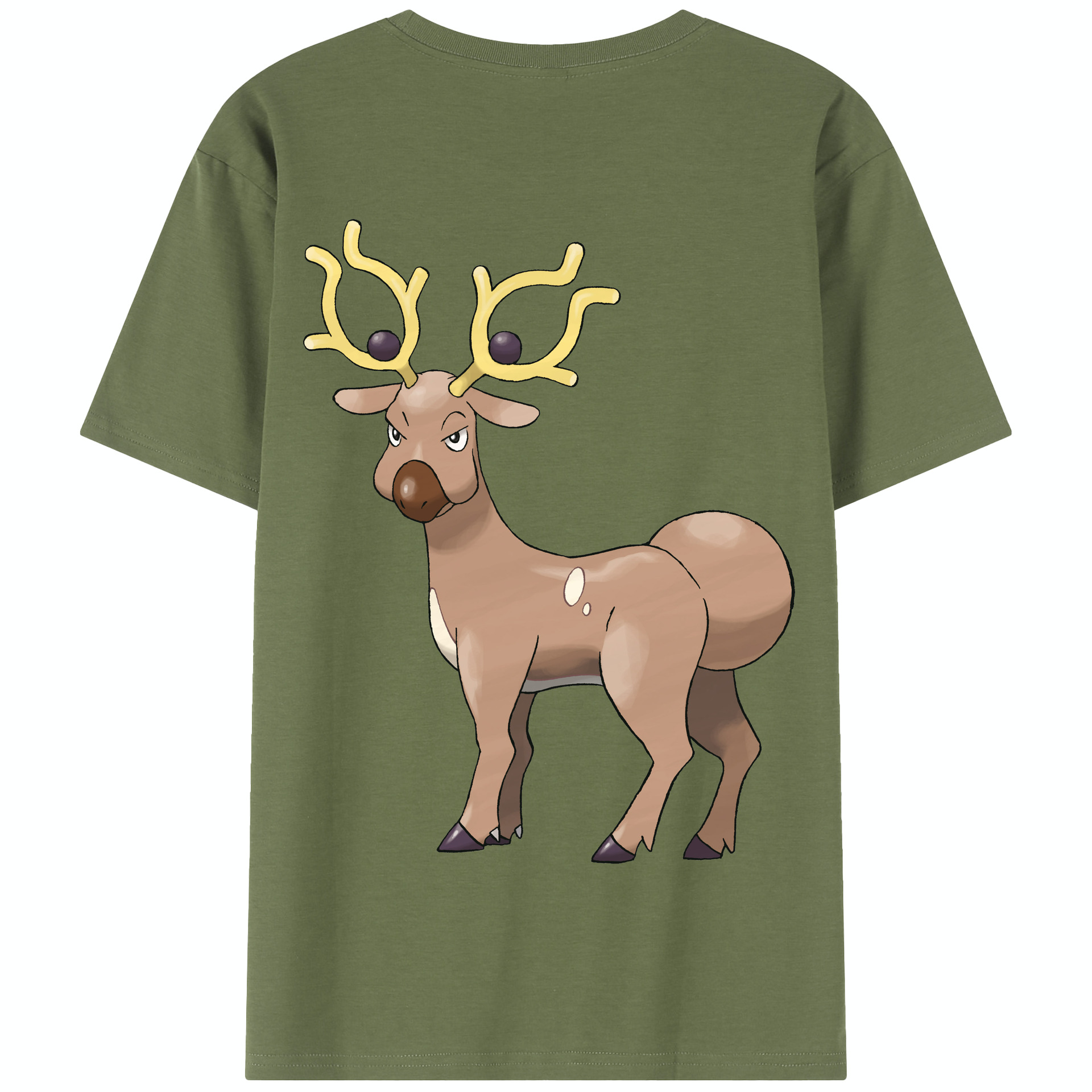 （画像用） ポケットモンスター Pokémon 綿100％半袖Tシャツ（背面プリント）